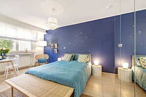 1 habitación, tabla de planchar con plancha, wifi y ropa de cama