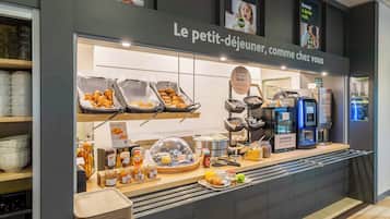 Daily buffet breakfast for a fee