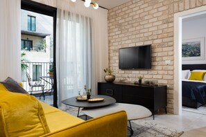 Classic-Apartment, 2 Schlafzimmer | Wohnzimmer | Smart-TV, Netflix, Streaming-Dienste