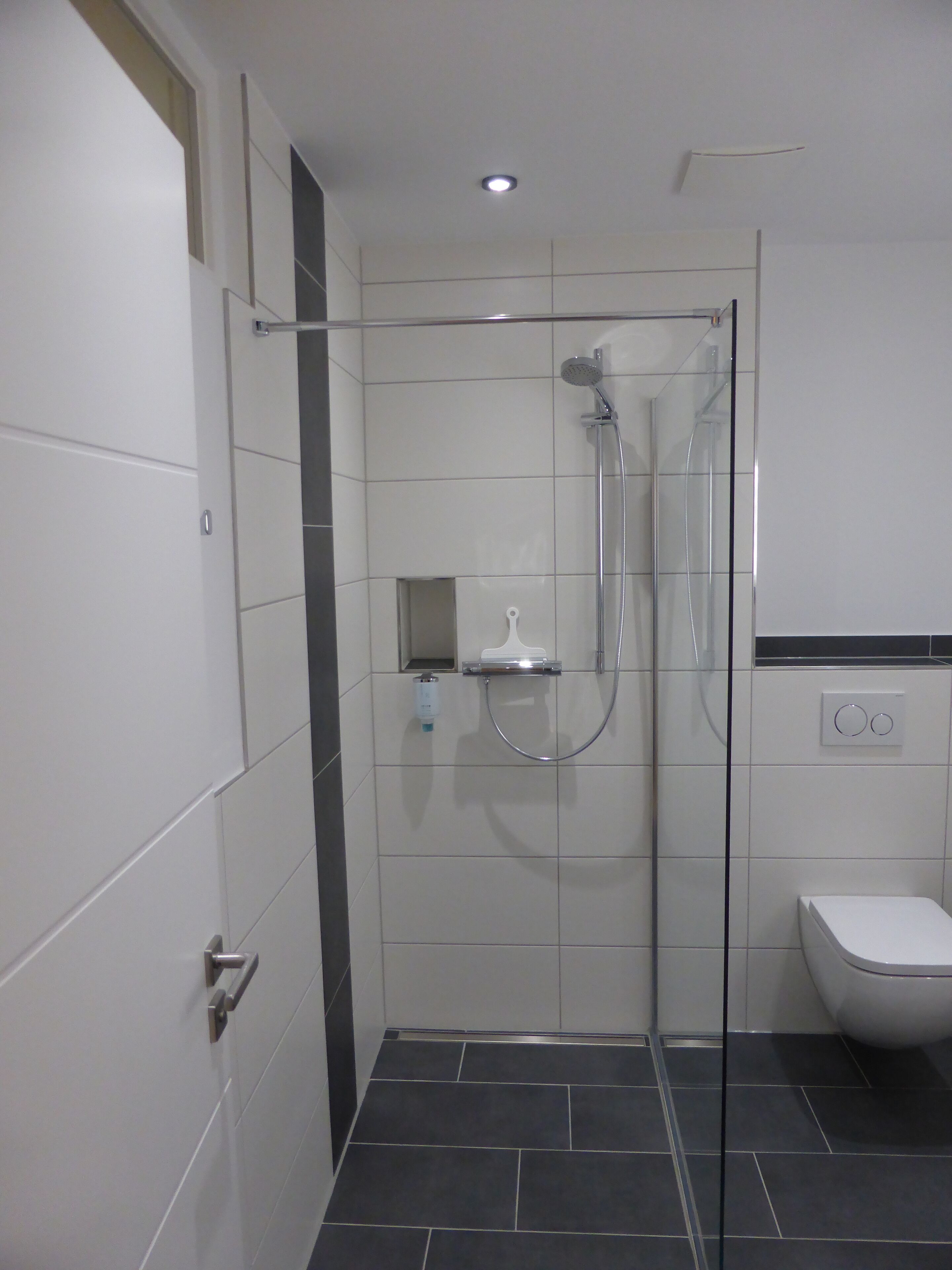 Estúdio luxo (TYP-1) | Banheiro | Chuveiro, secador de cabelo, piso aquecido, toalhas de banho