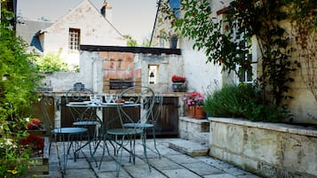 Comfort-Haus, mit Bad, Gartenblick (Gelduin) | Außenbereich