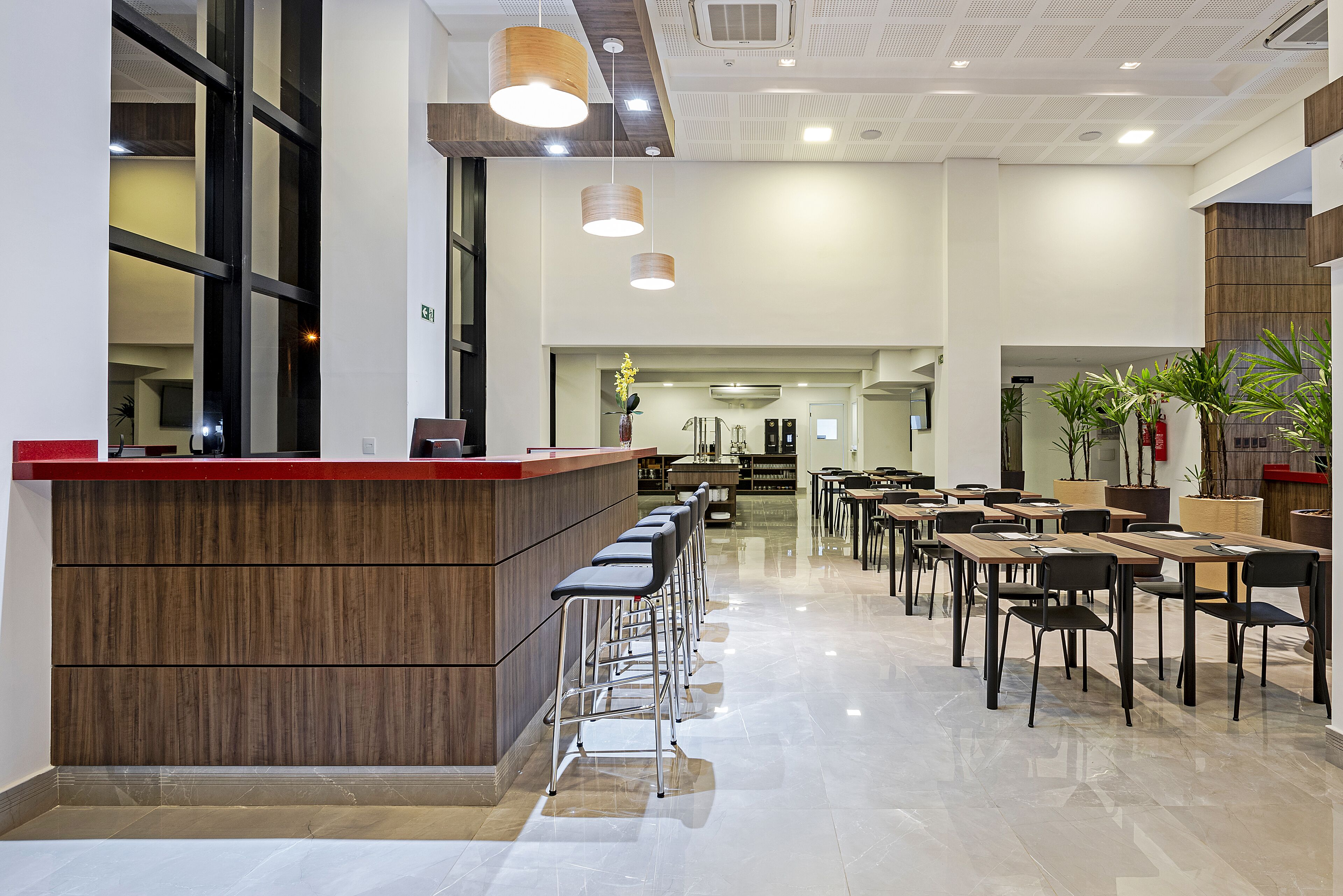 Breakfast, lunch and dinner served