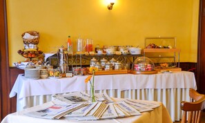 Gratis frukostbuffé varje dag