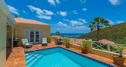 St. Croix 2/2 villa with private pool. Romantic Getaway for island adventures.