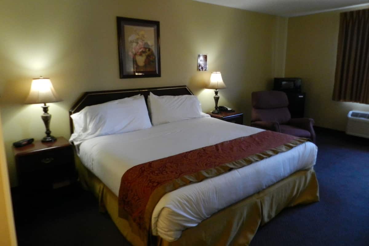 Habitación individual | Escritorio, cortinas blackout y tabla de planchar con plancha