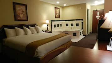 1 bedroom, desk, blackout curtains, iron/ironing board