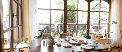 Daily buffet breakfast (EUR 12 per person)