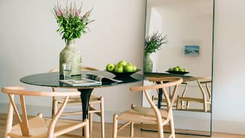 Apartment, 2 Bedrooms, River View (5.2) | Private kitchenette | Espresso maker, fridge, microwave, oven