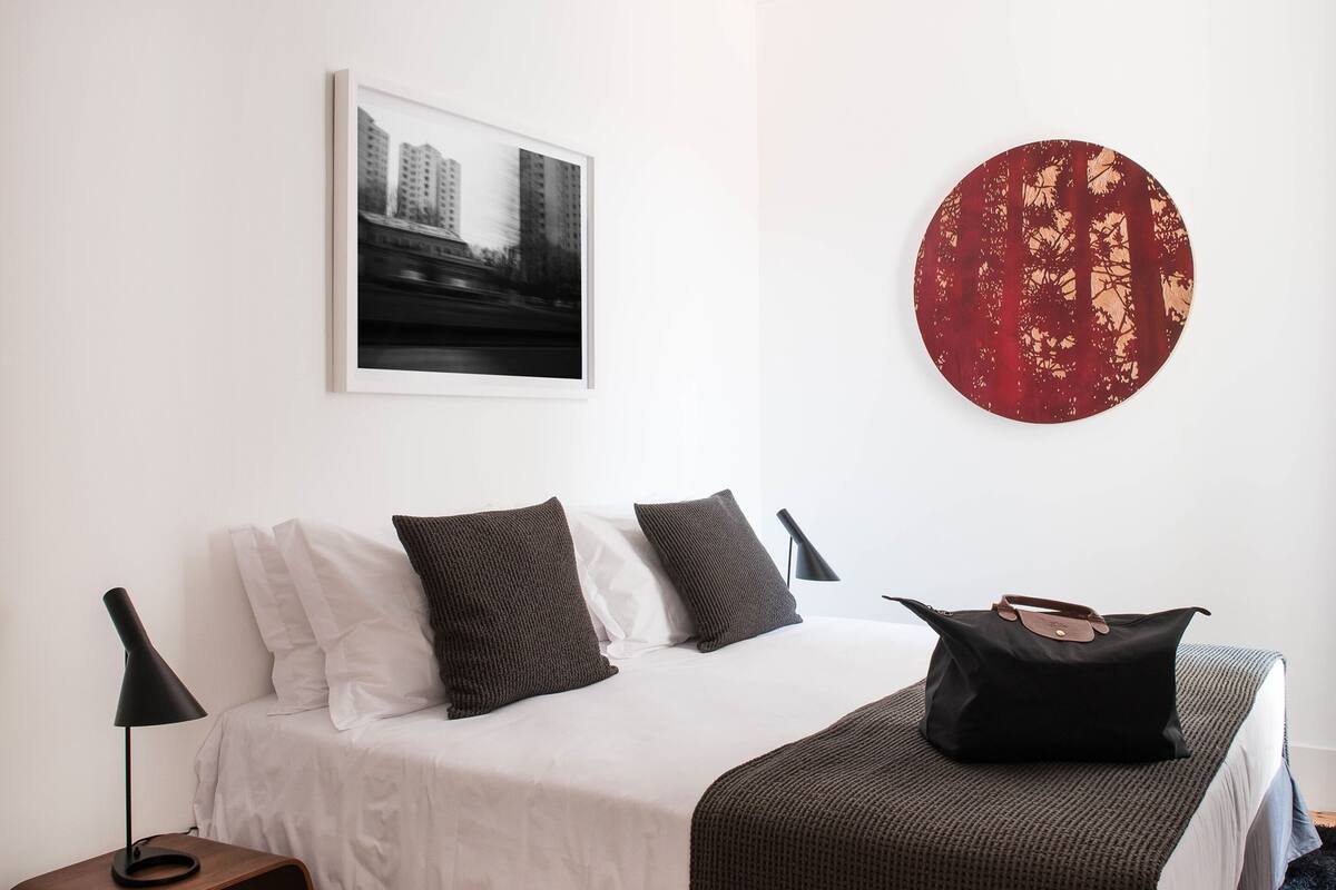 Apartamento de diseño, 2 habitaciones, vistas a la ciudad (3.1) | 2 dormitorios, ropa de cama de alta calidad, caja fuerte