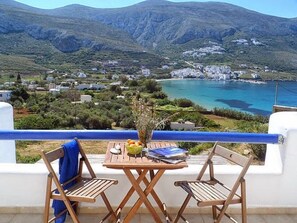 Blick von der Unterkunft