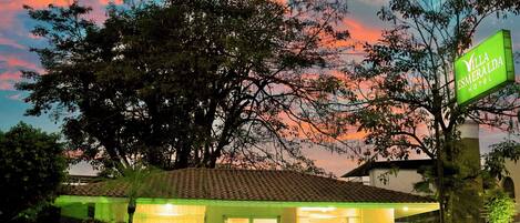 Front of property - evening/night