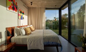 Villa exclusiva, 3 habitaciones | Ropa de cama de alta calidad y minibar