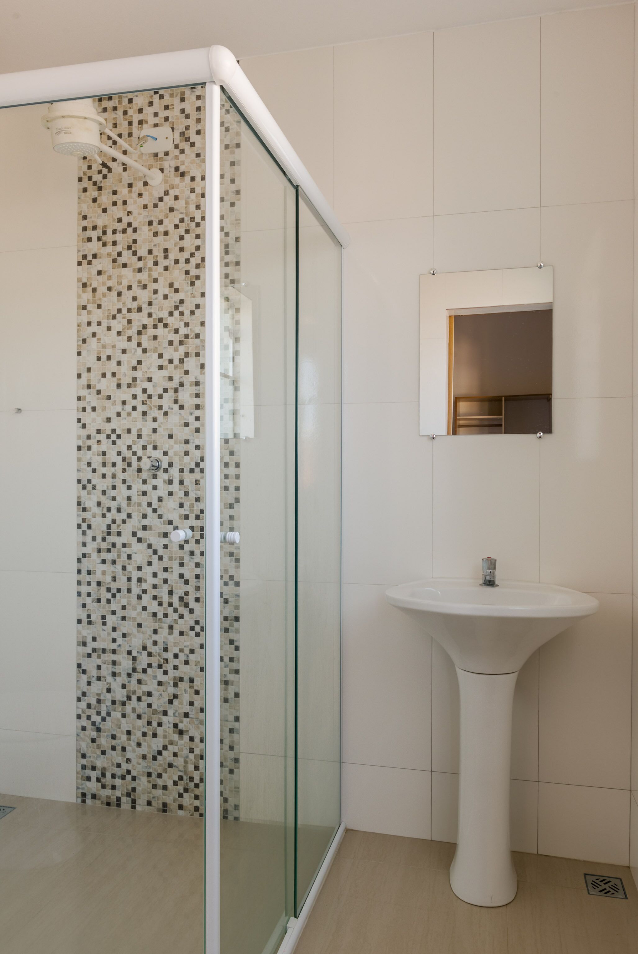 Double Room | Bathroom | Shower, towels, soap, shampoo