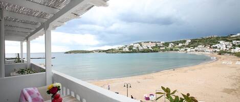 Suite estudio Premium, 1 habitación, vista a la playa | Vista del balcón