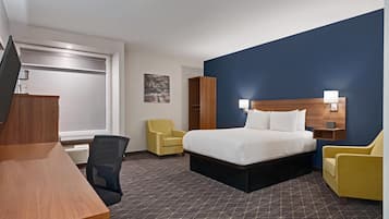 Værelse - 1 queensize-seng - handicapvenligt - ikke-ryger | Premium-sengetøj, senge med topmadrasser, skrivebord