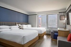 Premium Room, 2 Double Beds | In-room safe, desk, laptop workspace, iron/ironing board - Delta Hotels by Marriott New York Times Square (New York)