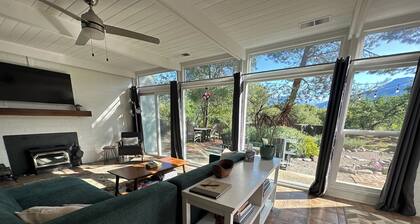Chic 2B2b Bungalow w / studio 3 mailin päässä Sequoia NP: stä - koiraystävällinen!