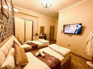 In-room safe, blackout drapes, iron/ironing board, free WiFi