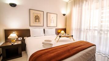 Apartamento básico (BP 709 1dorm M VCF.5CTF.H - 536881) | 1 quarto, Wi-Fi de cortesia, roupa de cama