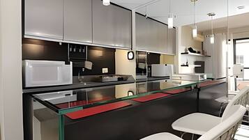 Eenvoudig appartement | Dineren