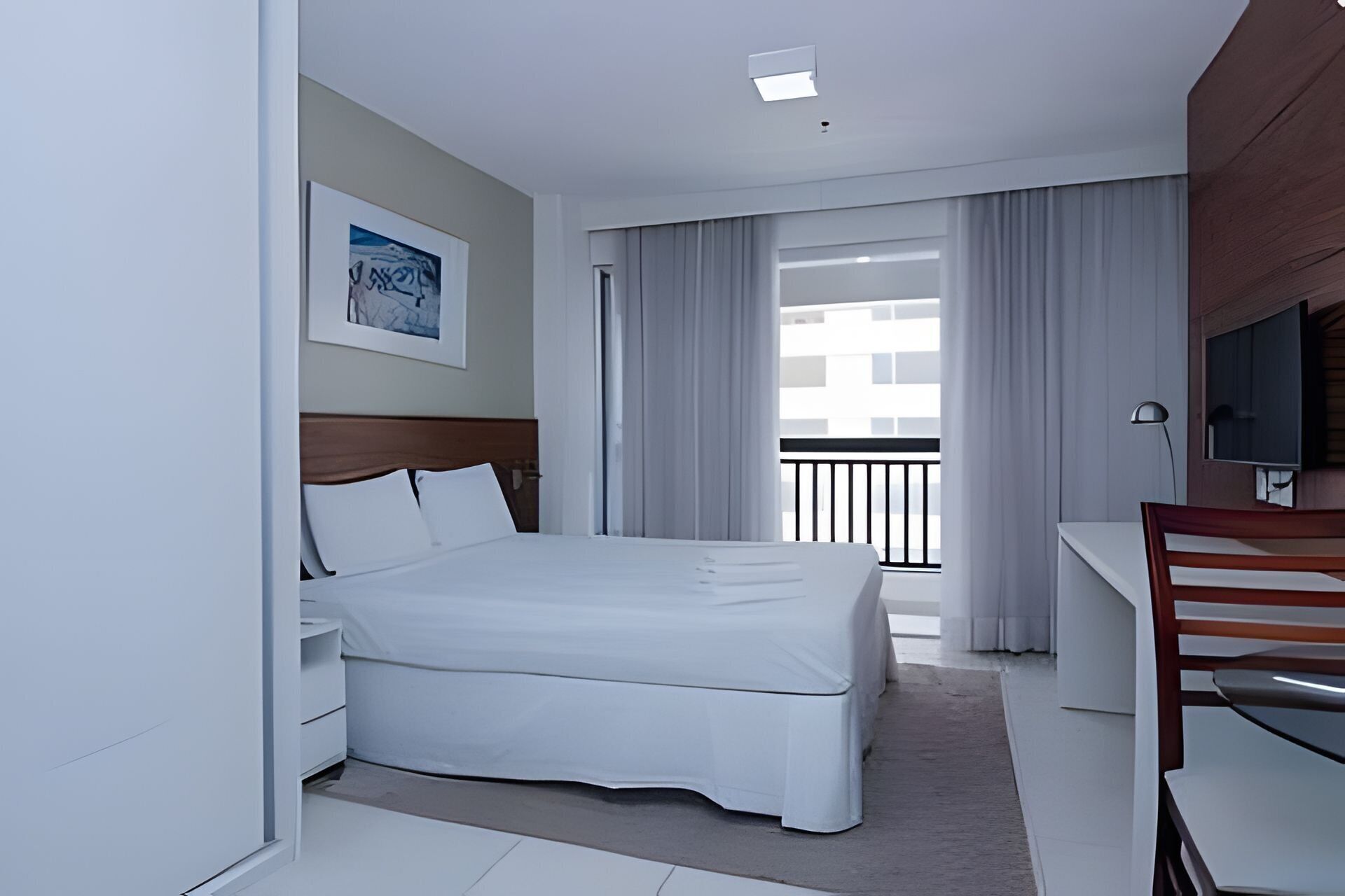 Apartamento básico | 1 quarto, Wi-Fi de cortesia, roupa de cama