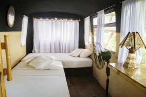 Premium bedding, down comforters, in-room safe, blackout drapes