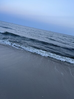En la playa 