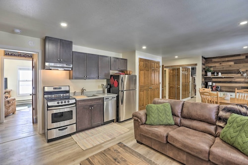 Walk to Marina: Rustic Grand Lake Retreat!