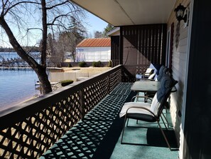 Property grounds - Right on the Water at Lake Winnisquam, w/ Balcony, Boat Dock, & Sandy Beach (Tilton)