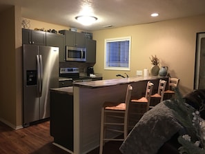 Fridge, microwave, oven, stovetop - Waterfront Condo! Great Location with an incredible view! Boat Slip Available! (Osage Beach)