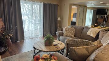 TV connectée, cheminée