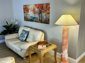 Smart TV, fireplace, printers