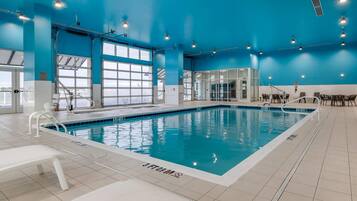 Indoor pool, seasonal outdoor pool