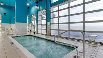 Indoor pool, seasonal outdoor pool