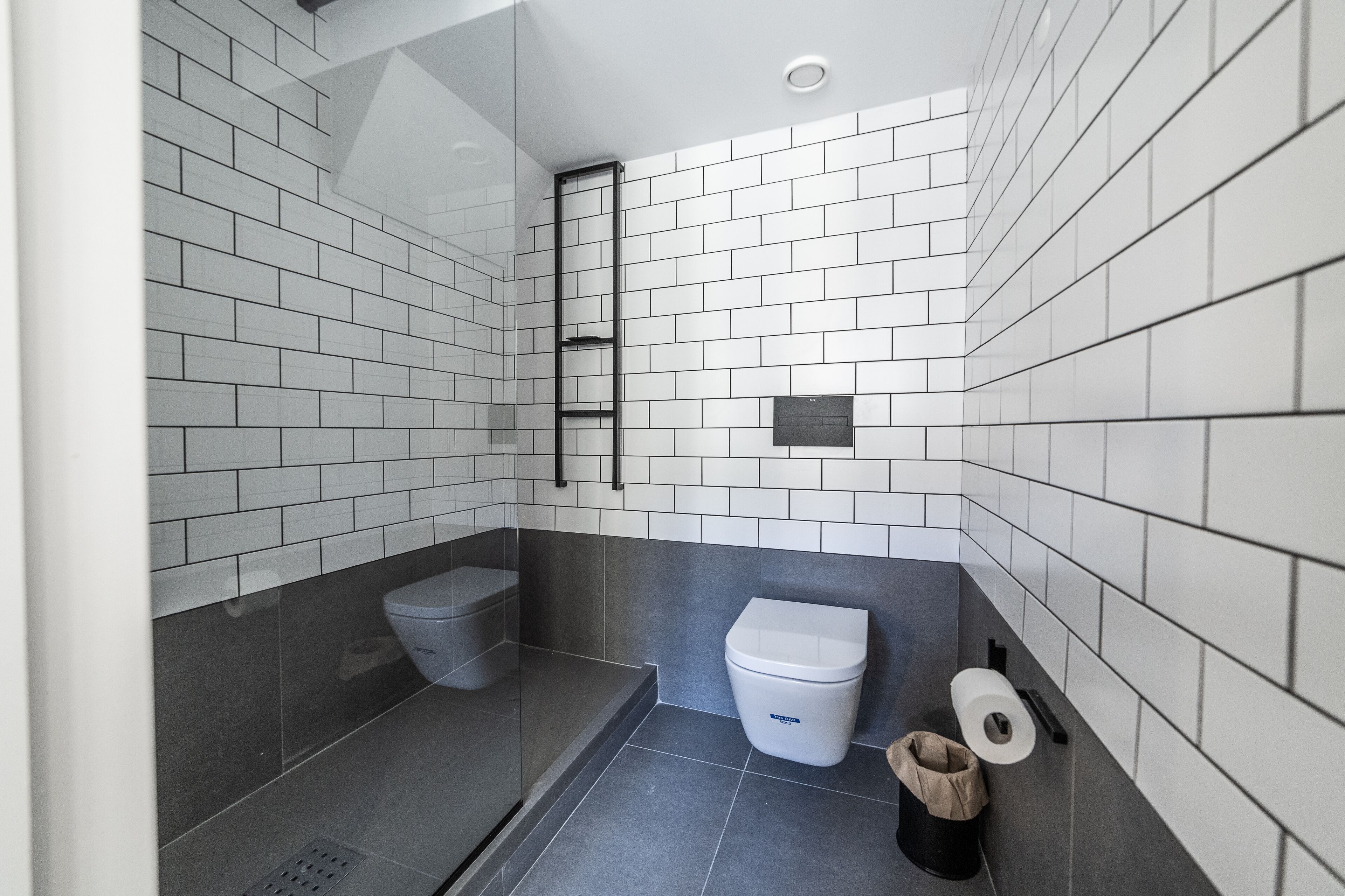 shower, eco-friendly toiletries, hair dryer, towels