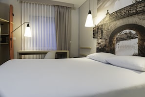 In-room safe, desk, laptop workspace, soundproofing