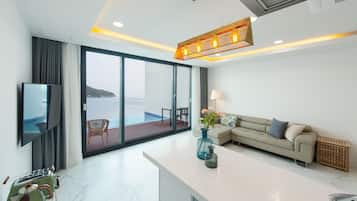 Pool Villa H Type (1002) | Living room | LCD TV
