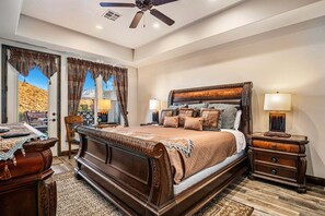 3 bedrooms, iron/ironing board, free WiFi, bed sheets - 4098 Coral Ridge, The 19th Hole in Coral Ridge, near golf course, firepit, heated pool, SLP 12 (Washington)
