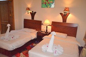 Standard Double Room, Pool View | Egyptian cotton sheets, premium bedding, pillow-top beds, free WiFi - Green Desert Hotel (Sadat City)