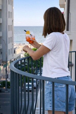 Superior Room | Terrace/patio - Noah Beach Hotel   (Rimini)