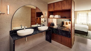 Comfort Double Room, Accessible | Bathroom | Shower, rainfall showerhead, free toiletries, hair dryer