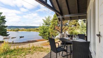 Hytte Classic delt bad | Terrace/patio