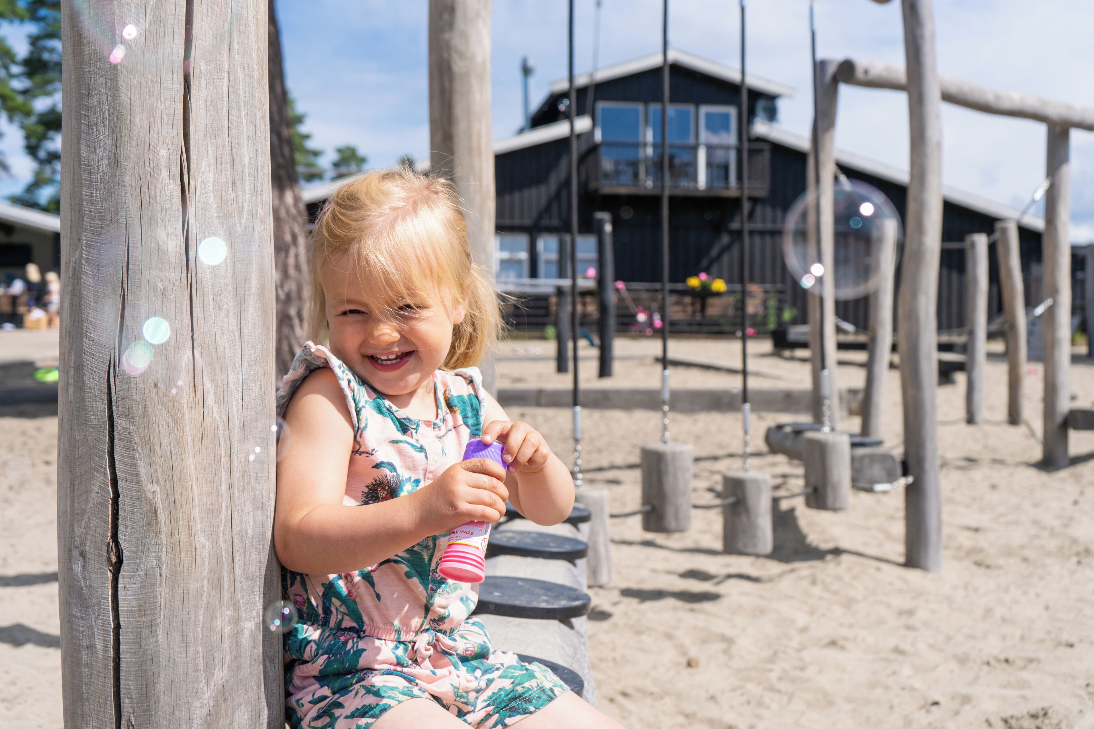 Utendørs lekeområde for barn