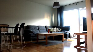 Living area - Large Apartments StayWest (Borgarnes)