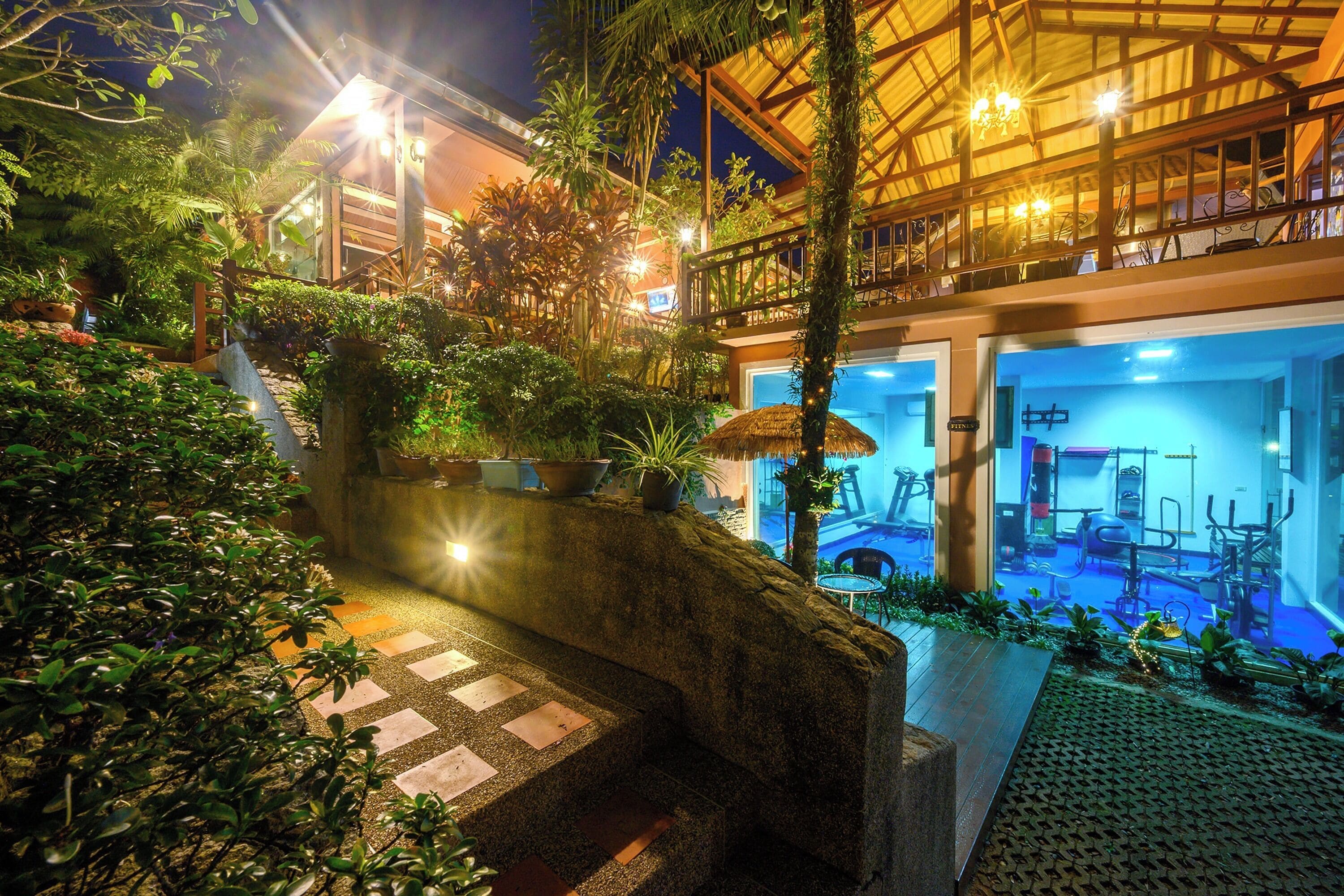 Framhlið gististaðar