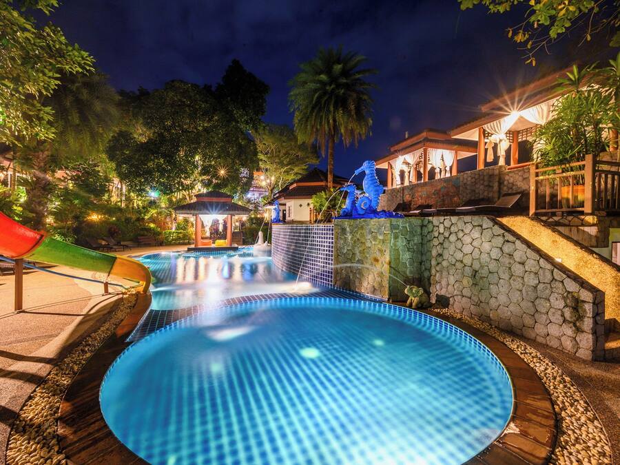 Innendørsbasseng og utendørsbasseng