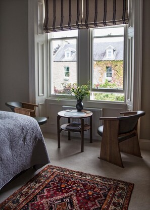 Premium bedding, pillowtop beds, individually decorated