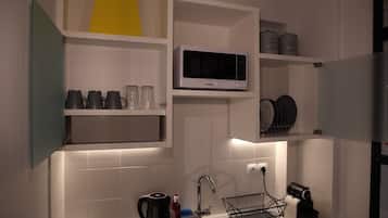 Lägenhet City (SSA 5) | Eget kök | Kylskåp, mikrovågsugn, spishäll och espressobryggare