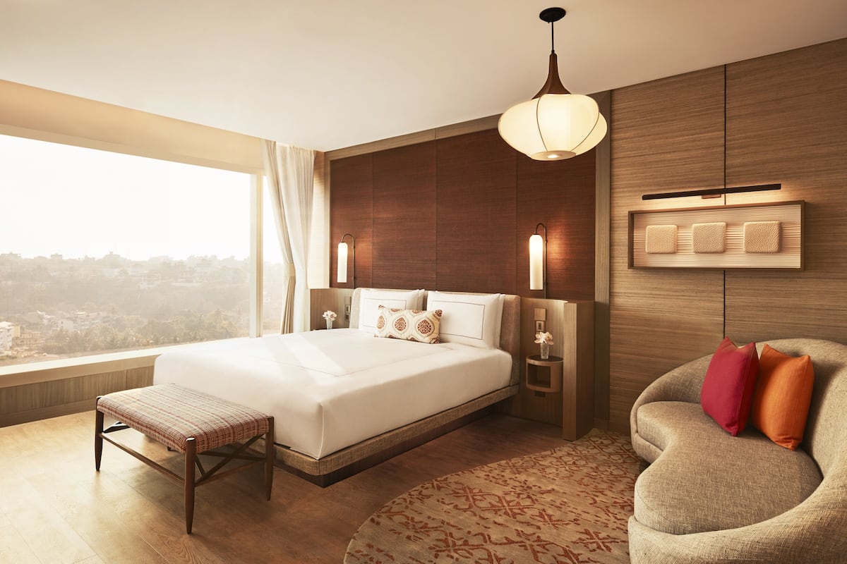 Premium bedding, down duvets, memory-foam beds, minibar