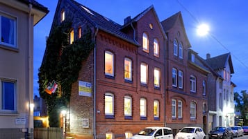 Front of property – evening/night